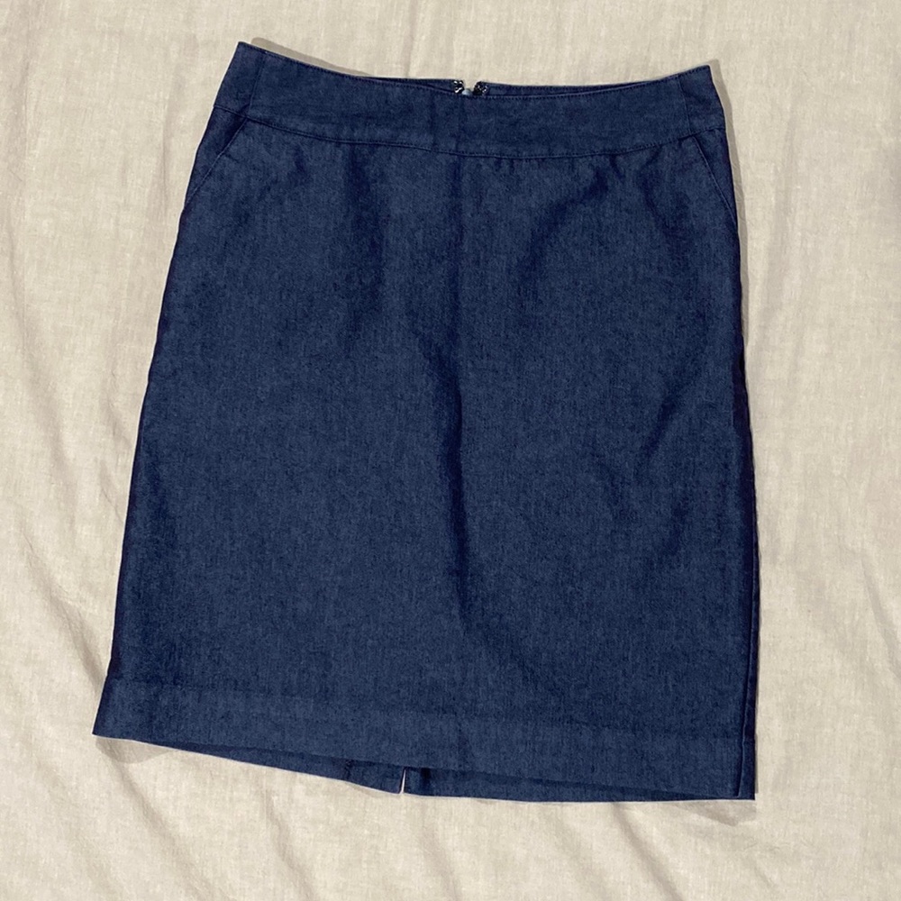 Merona stretch denim pencil skirt